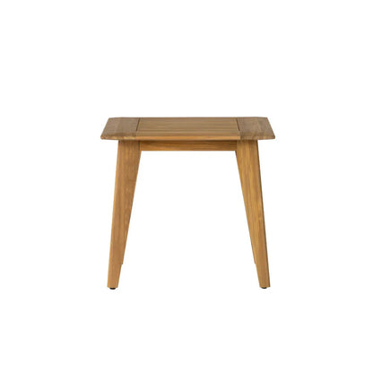 Alpine Teak Wooden Square Outdoor End Table