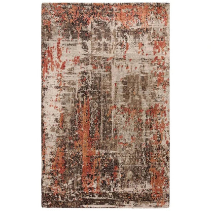 Dewy Abstract Brown Large Area Rugs For Living Room