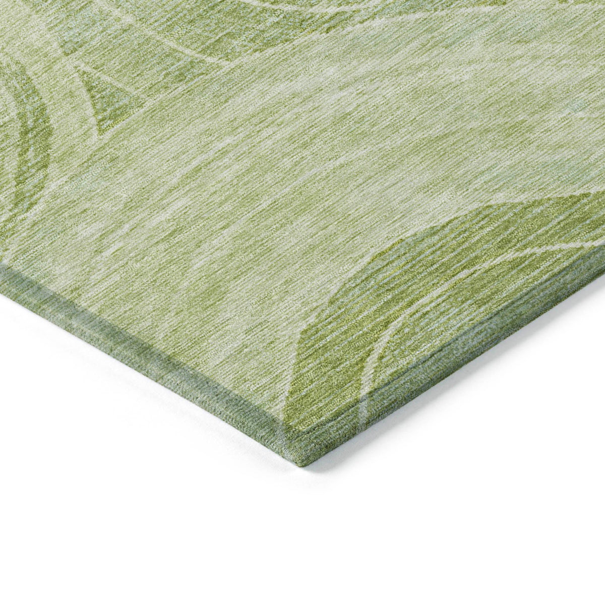 Jaelain Green Washable Indoor-Outdoor Rug