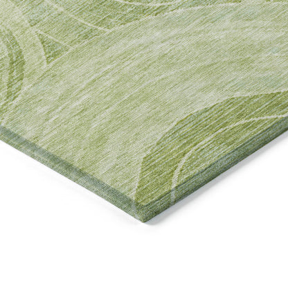 Jaelain Green Washable Indoor-Outdoor Rug