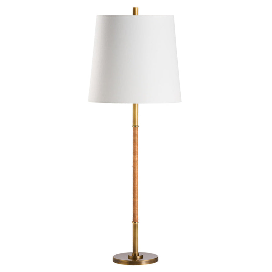 Chelsea House Amelia Rattan Warp Table Lamp