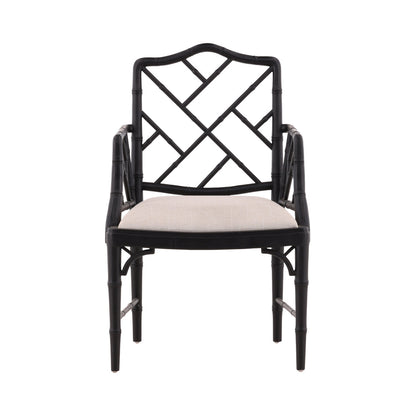Furniture Classics Sawyer Performance Fabric Black Arm Chair
