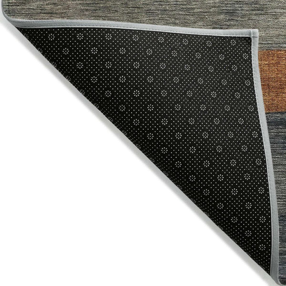 Haelora Blue Washable Indoor-Outdoor Rug