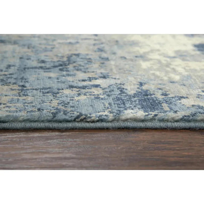 Bric Abstract Blue Large Area Rugs For Living Room - LOOMLAN - LOOMLAN - Area Rugs