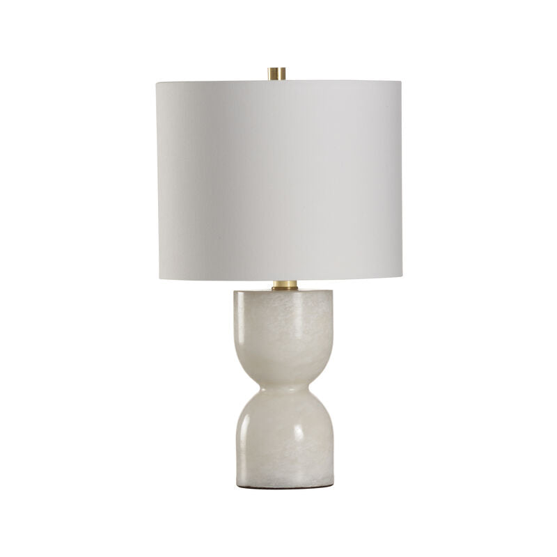 Chelsea House Blanche Marble Made Modern Design Table Lamp