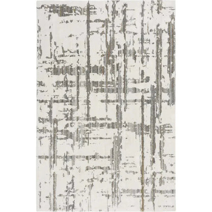 Atte Abstract / Gray Large Area Rugs For Living Room