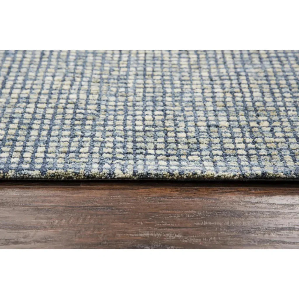 Djin Tweed Blue Large Area Rugs For Living Room - LOOMLAN - LOOMLAN - Area Rugs