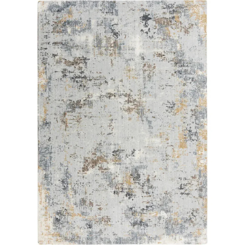 Caer Abstract Blue Large Area Rugs For Living Room - LOOMLAN - LOOMLAN - Area Rugs