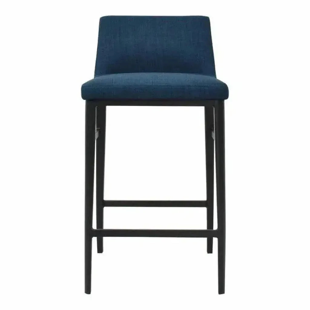 Moe's Home Blue Contemporary Counter Stool
