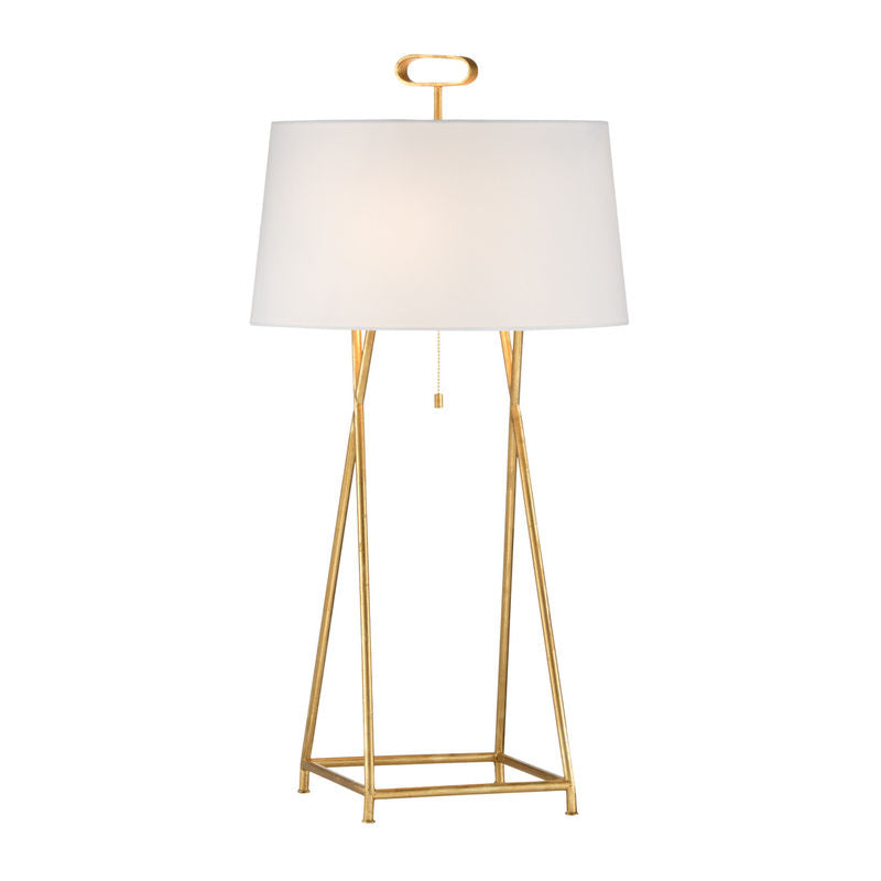 Chelsea House Cross Square Pull Chain Switch Table Lamp