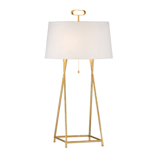 Chelsea House Cross Square Pull Chain Switch Table Lamp