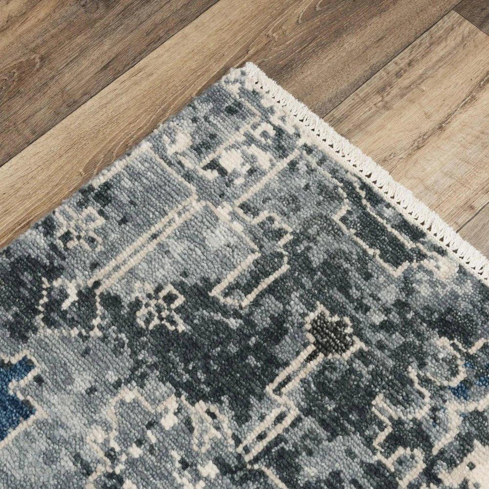 Kela Gray Large Area Rugs For Living Room -- gray