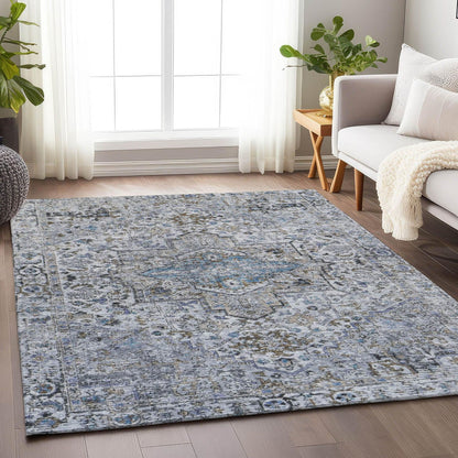 Kaelon Linen Washable Indoor-Outdoor Rug -- view 2