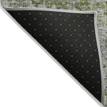 Jaelien Aloe Washable Indoor-Outdoor Rug