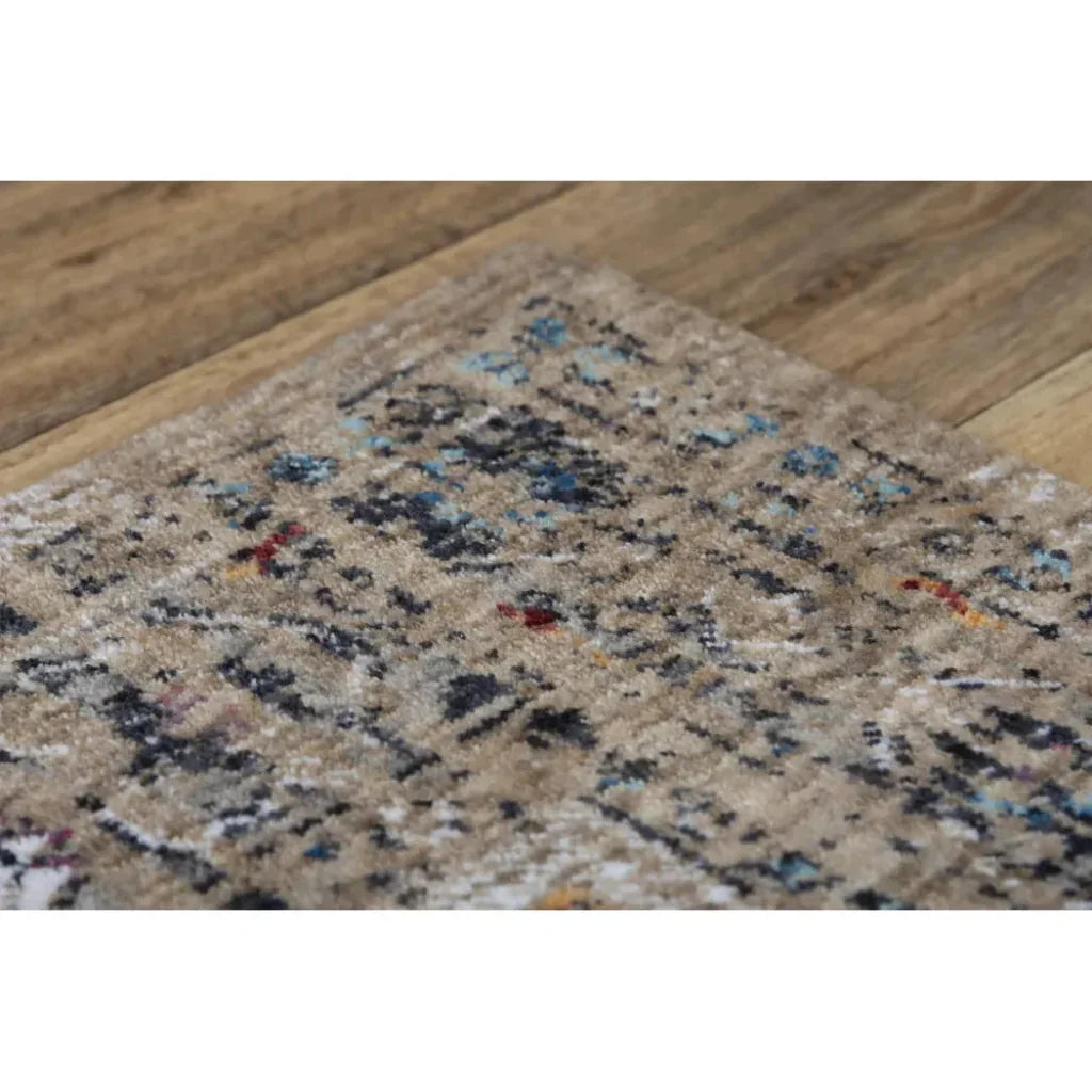 Both Abstract Blue Kitchen Hallway Runner Rug - LOOMLAN - LOOMLAN - Area Rugs