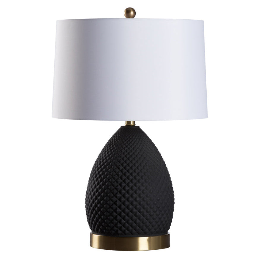 Wildwood Hester Sculptural Black Ceramic Table Lamp