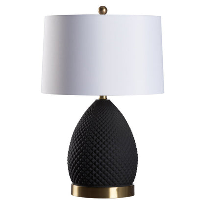 Wildwood Hester Sculptural Black Ceramic Table Lamp