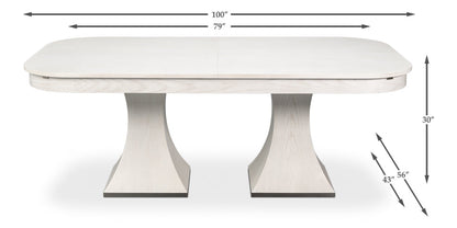 Gramercy Park Jupe Rectangular Dining Table -- view 24