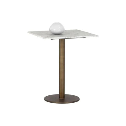 Enco Marble Top Square Bistro Table -- view 5