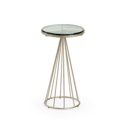 Bubble Handmade Iron Framed Drinks Table-Side Tables-Wildwood-Small-LOOMLAN