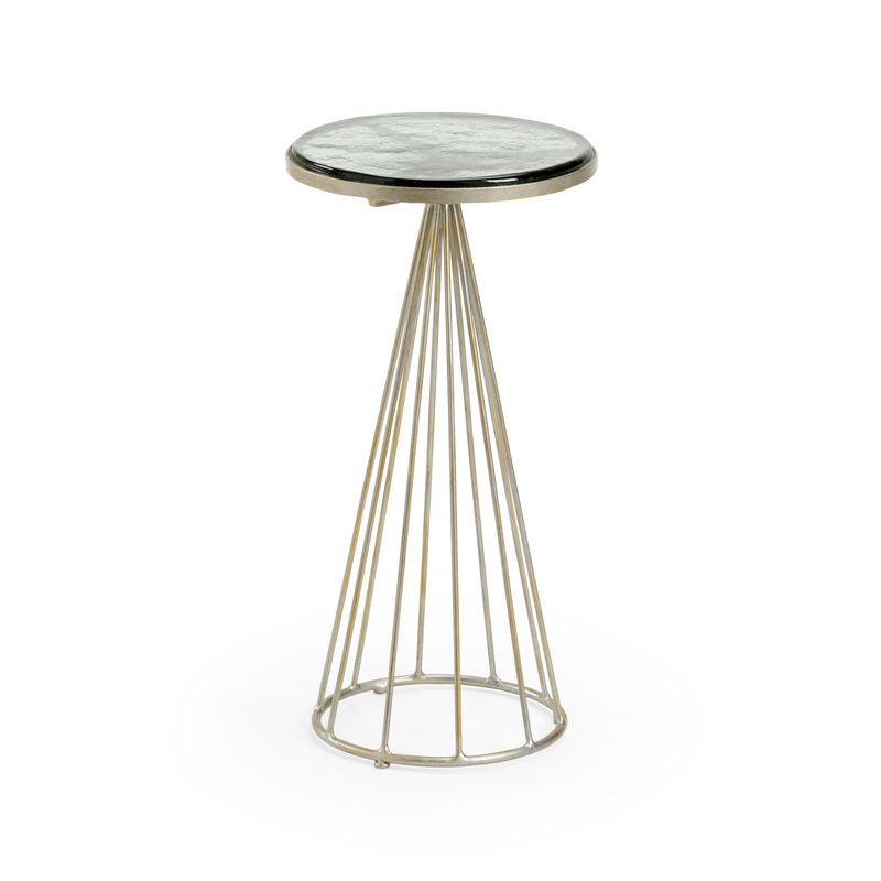 Bubble Handmade Iron Framed Drinks Table-Side Tables-Wildwood-Large-LOOMLAN