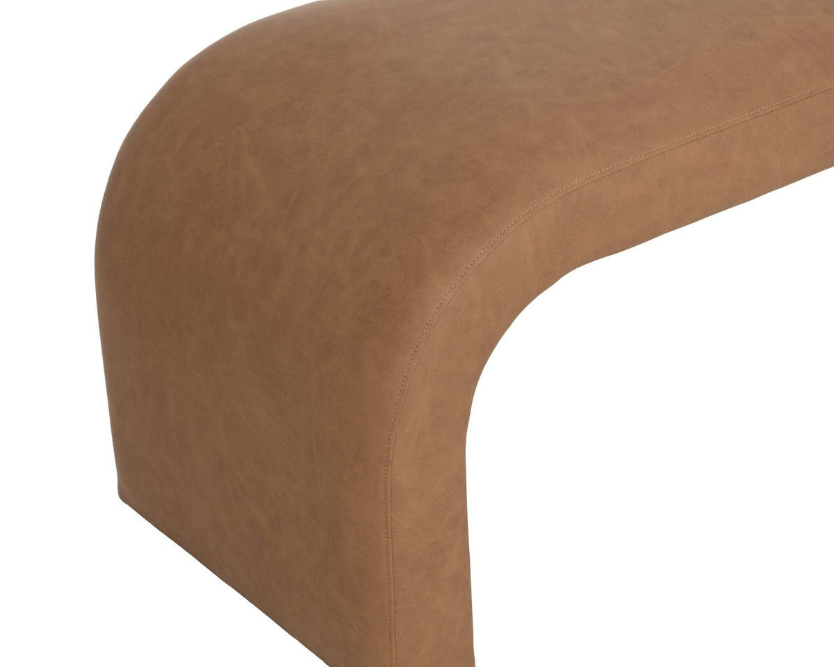 Nahara Faux Leather Bedroom Bench -- view 14