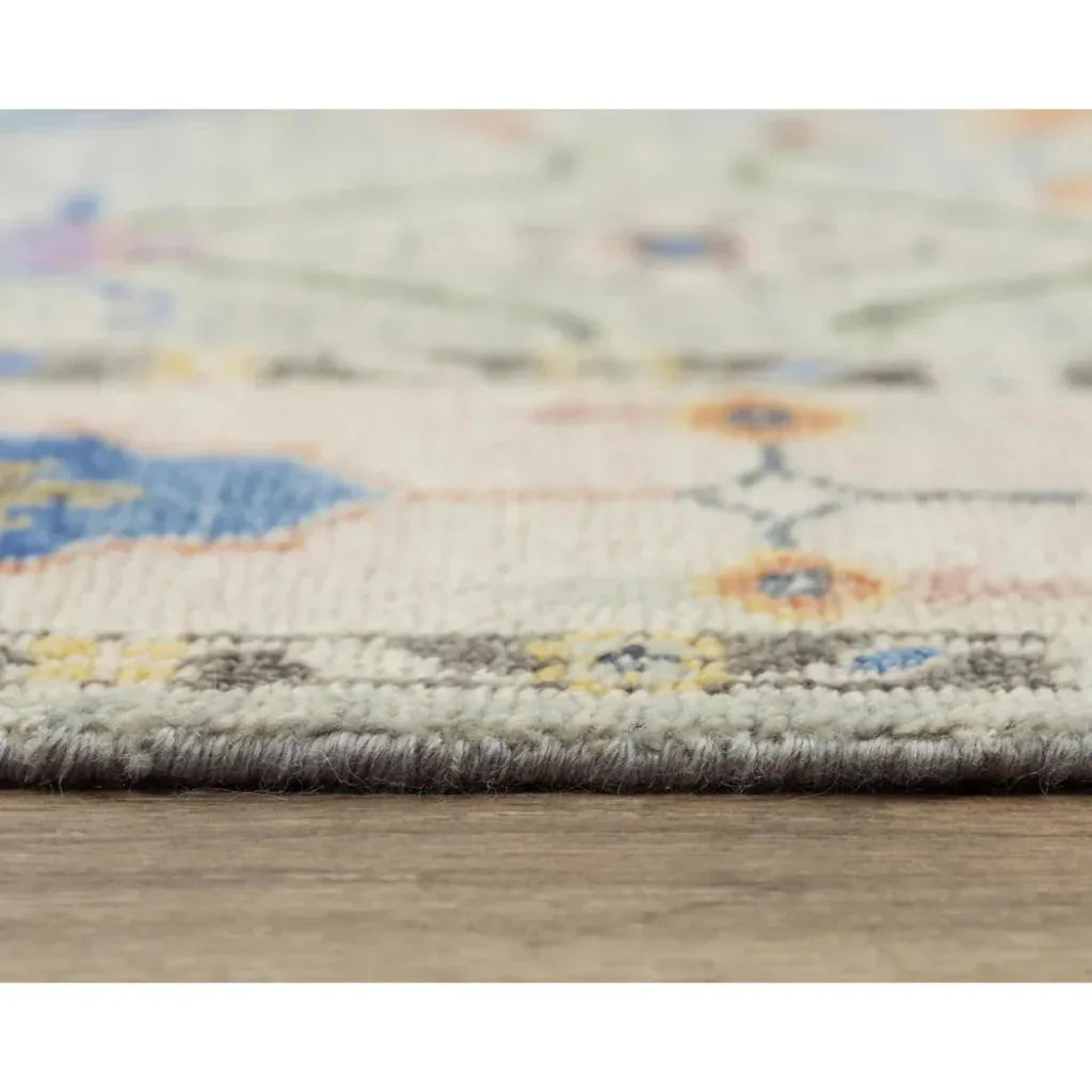 Colv Floral Gray Large Area Rugs For Living Room - LOOMLAN - LOOMLAN - Area Rugs