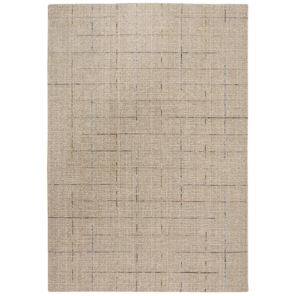 Ayon Solid Beige Area Rugs For Living Room