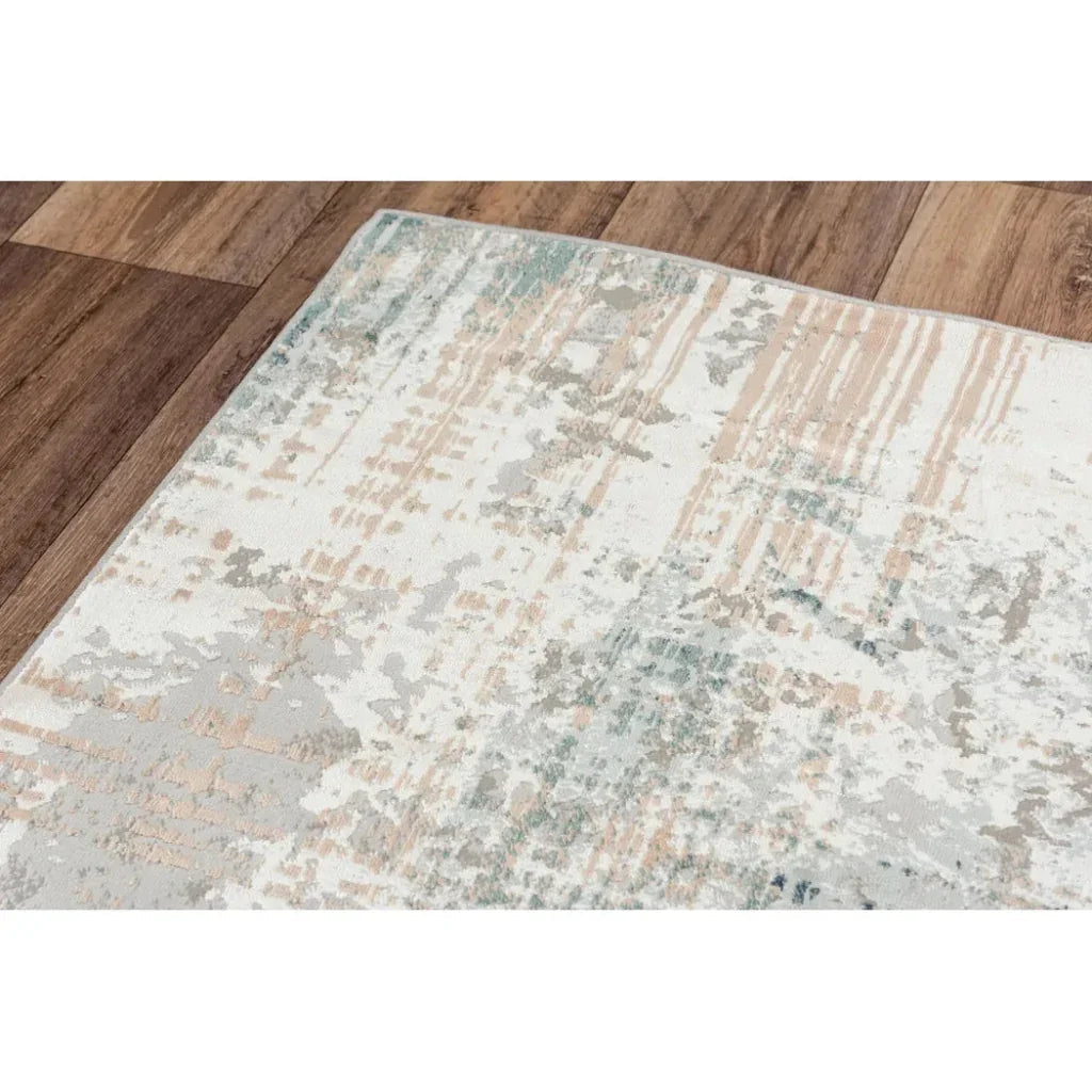 Bove Abstract Blue Kitchen Hallway Runner Rug - LOOMLAN - LOOMLAN - Area Rugs
