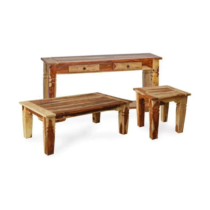 Raven Wood Square Lamp Table -- view 2