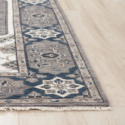 Broc Medallion Gray/ Large Area Rugs For Living Room - LOOMLAN - LOOMLAN - Area Rugs