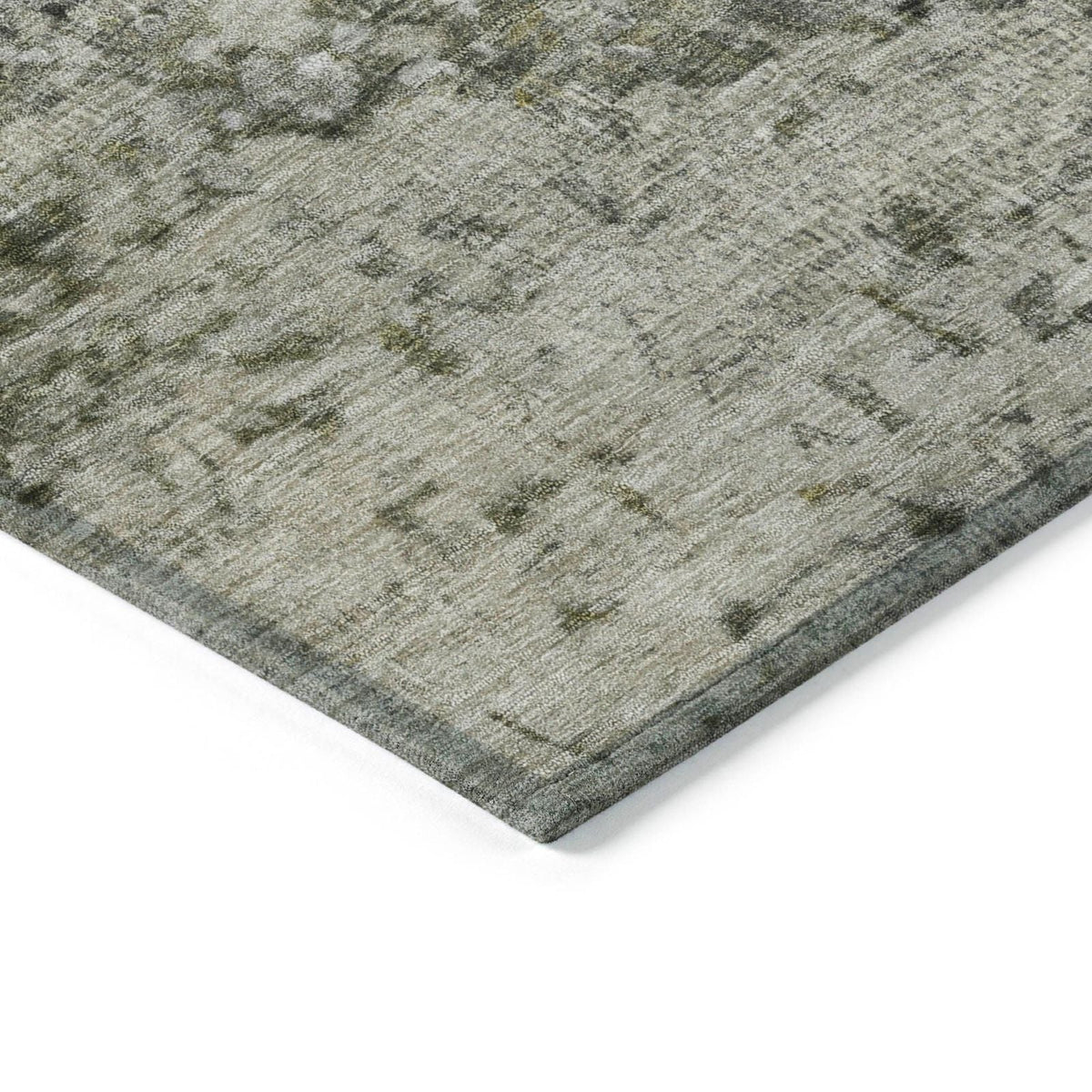 Iriain Gray Washable Indoor-Outdoor Rug