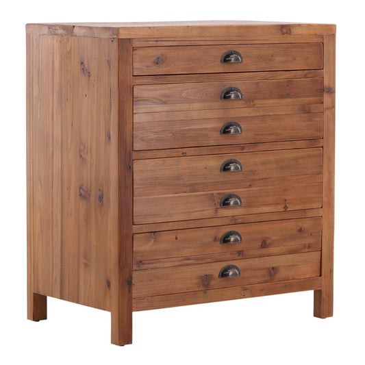Furniture Classics Apothecary Four Drawers Wood Chest
