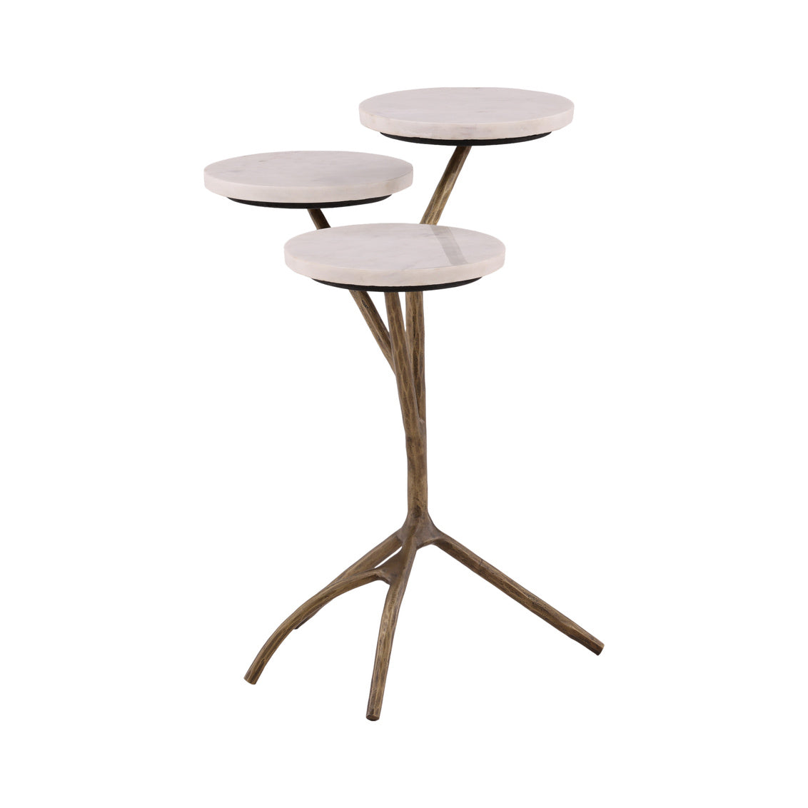 Furniture Classics Garcia Marble Top Sculptural Drink Table