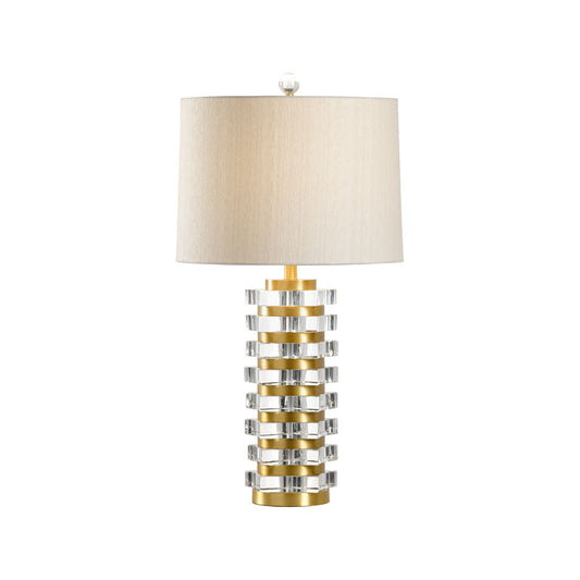 Wildwood Layers Of Luxe Crystal Brass Table Lamp