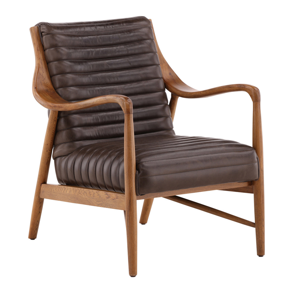 Furniture Classics Baxter Dark Brown Leather Occasional Chair