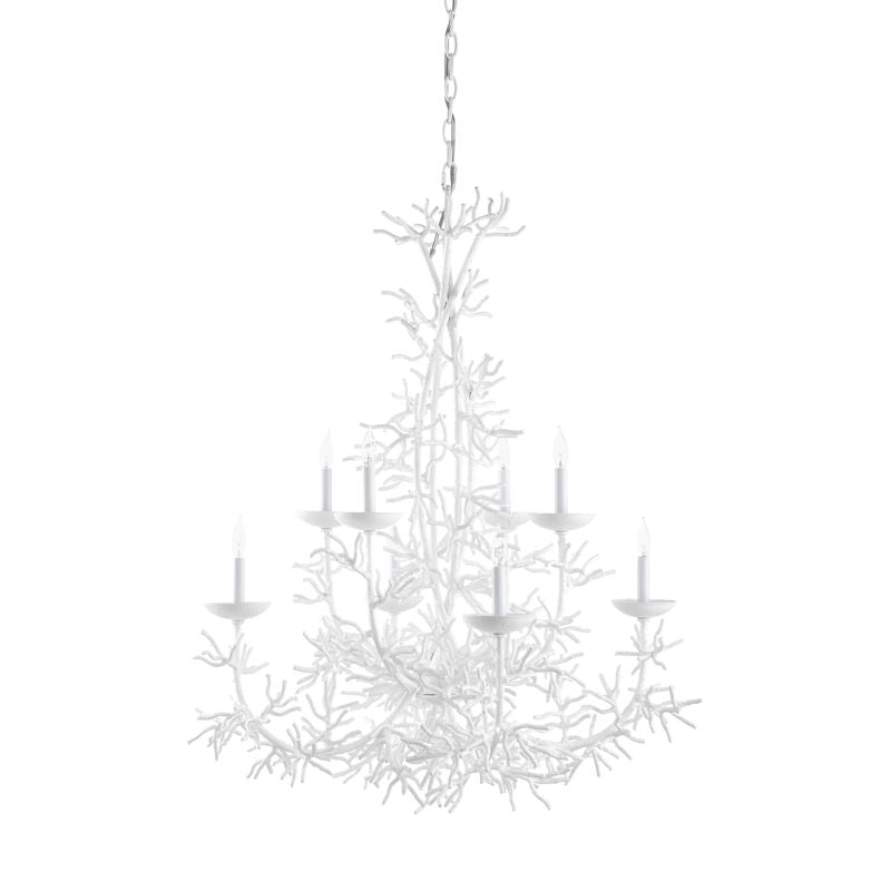 Sea Breeze Whimsical Coral Design Chandelier