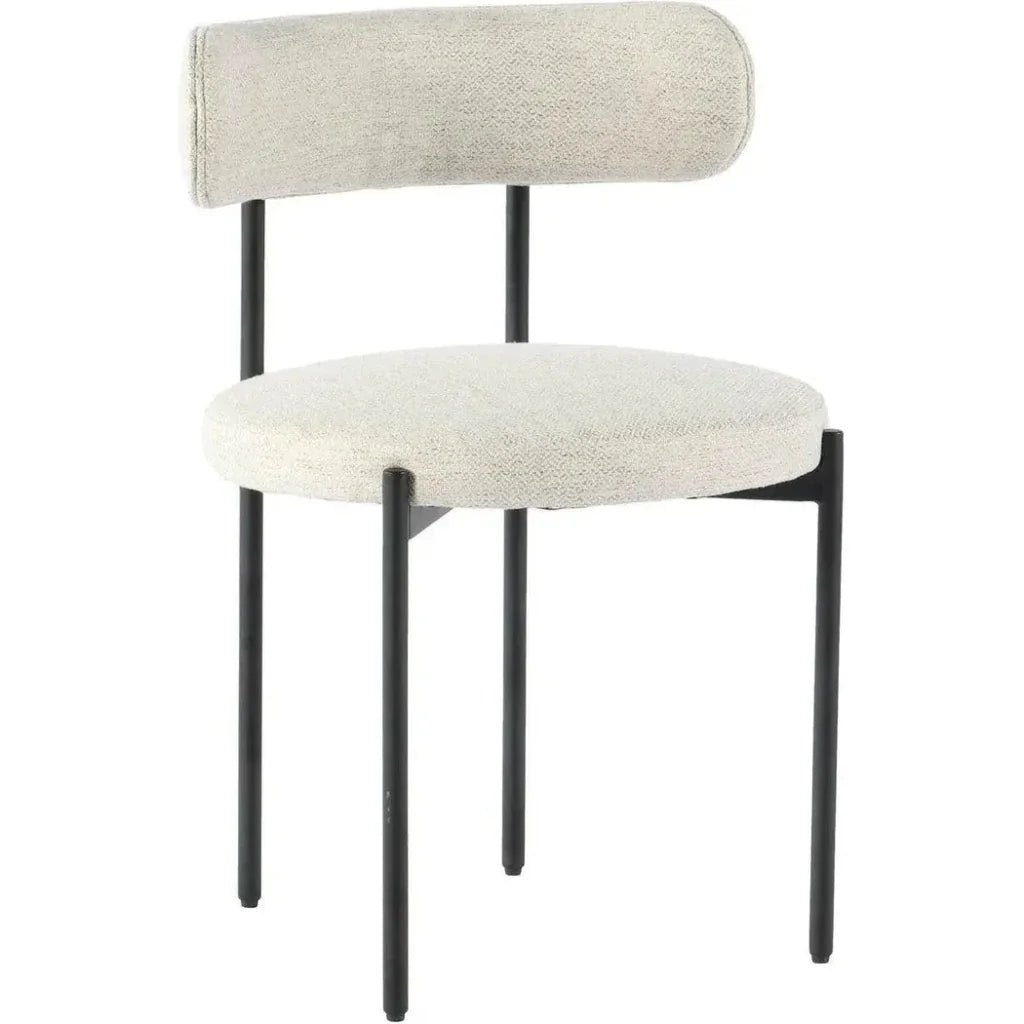 Cleo Performance Fabric Armless Dining Chair 2PC -- view 9