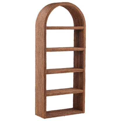 Furniture Classics Mandalay Banana Leaf Warp Brown Etagere