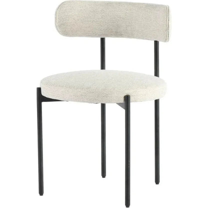 Cleo Performance Fabric Armless Dining Chair 2PC -- view 11