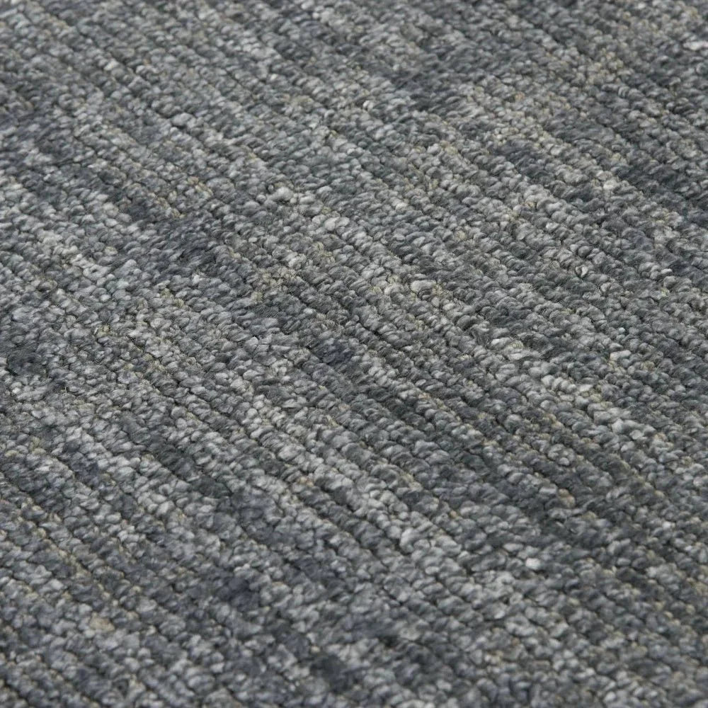 Baka Solid Denim Area Rugs For Living Room -- denim
