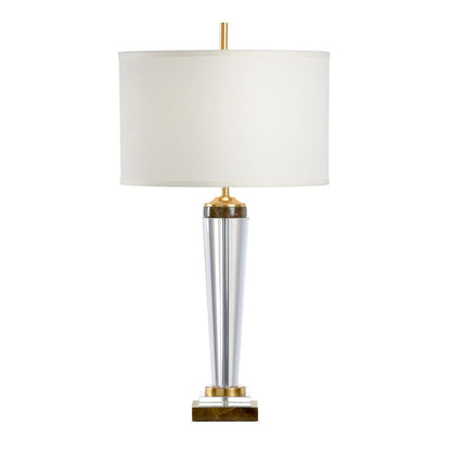 Chelsea House Jefferson Gold Leafed Marble Table Lamp