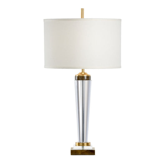 Chelsea House Jefferson Gold Leafed Marble Table Lamp