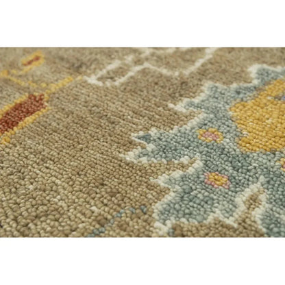 Cohu Floral Tan Large Area Rugs For Living Room - LOOMLAN - LOOMLAN - Area Rugs