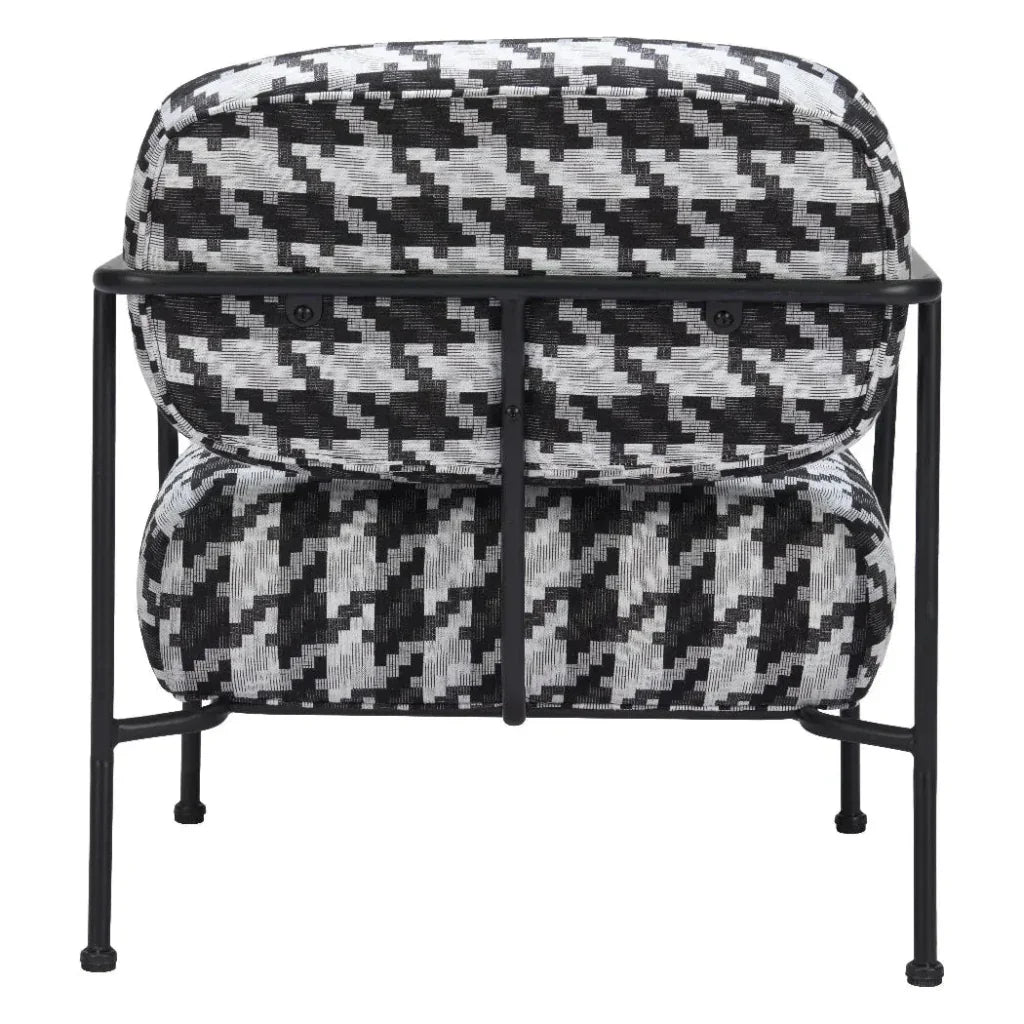 Ulet Black Steel Accent Arm Chair -- view 4