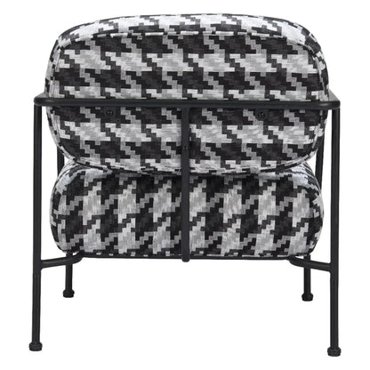 Ulet Black Steel Accent Arm Chair -- view 4