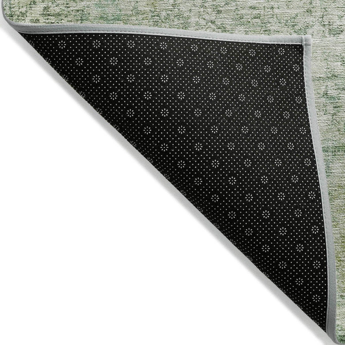 Kaelien Green Washable Indoor-Outdoor Rug