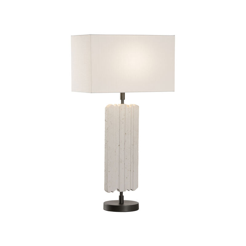 Wildwood Excalibur White And Brown Accent Lighting Table Lamp