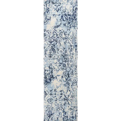 Dori Patch Work White Kitchen Hallway Runner Rug