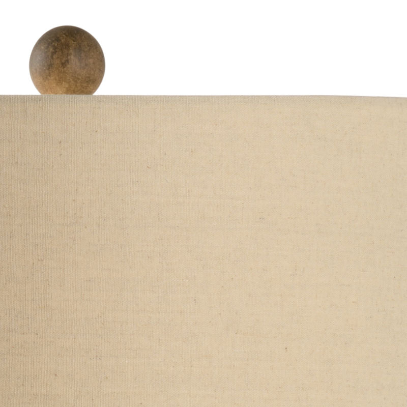 Chelsea House Artichoke Cream Glazed Ceramic Made Table Lamp